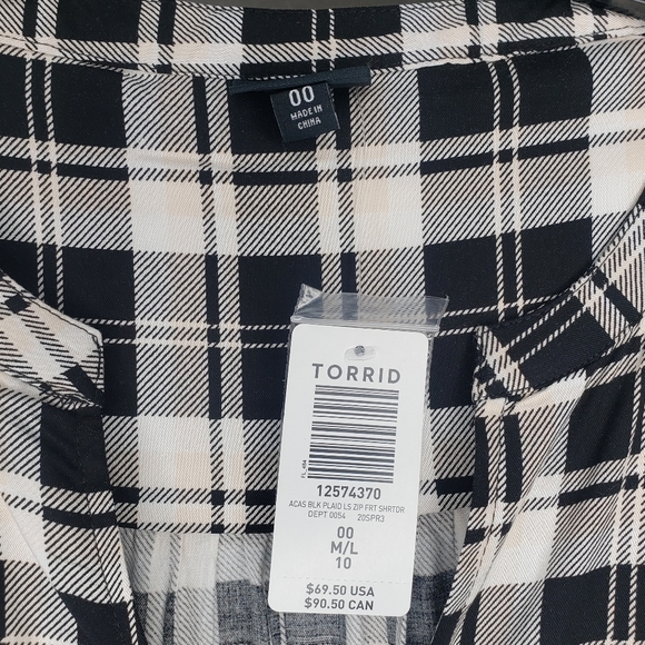 NEW SKATER PLAID TORRID DRESS size 00 - Picture 7 of 7